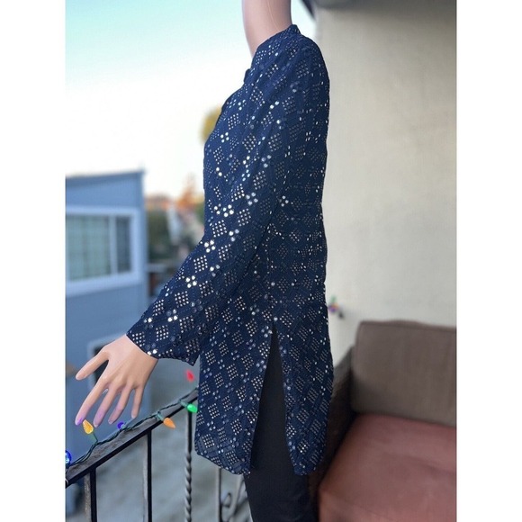 Cute Off brand Women's Blue Sparky Tunic Size: 14 - Picture 2 of 4